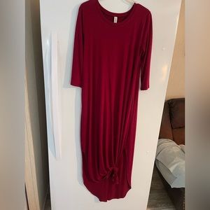 Crimson High Low Dress size medium